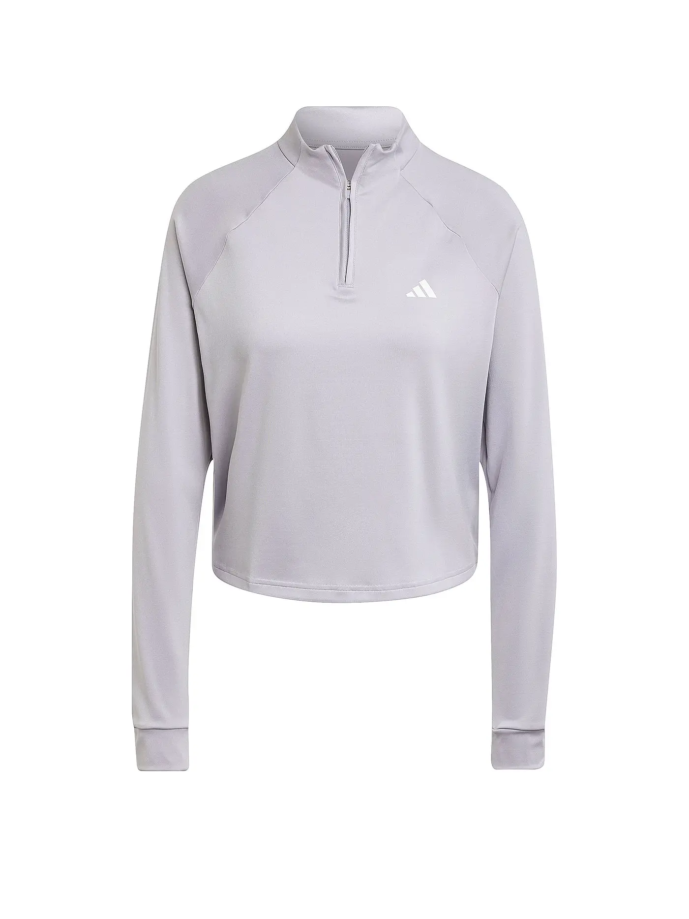 ADIDAS | Damen Fitness Zipshirt Train Essentials Minimal Branding 1/4-Zip | 
